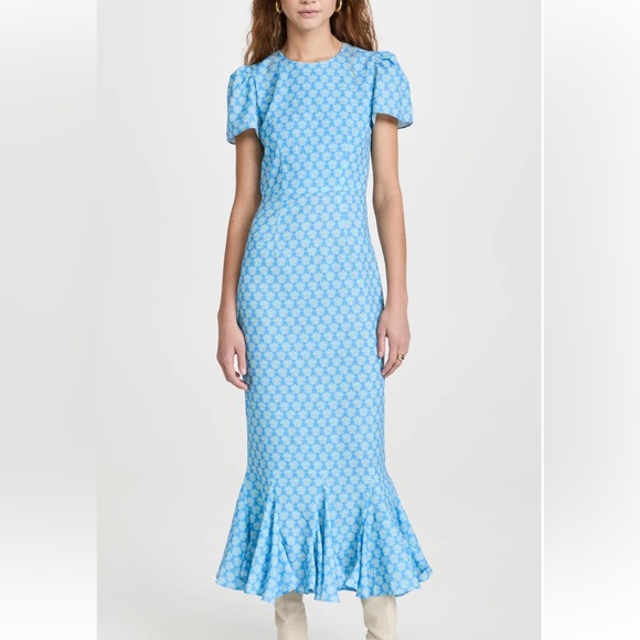 Rhode Lulani Dress in Loves Me Not Blue - Picture 3 of 3